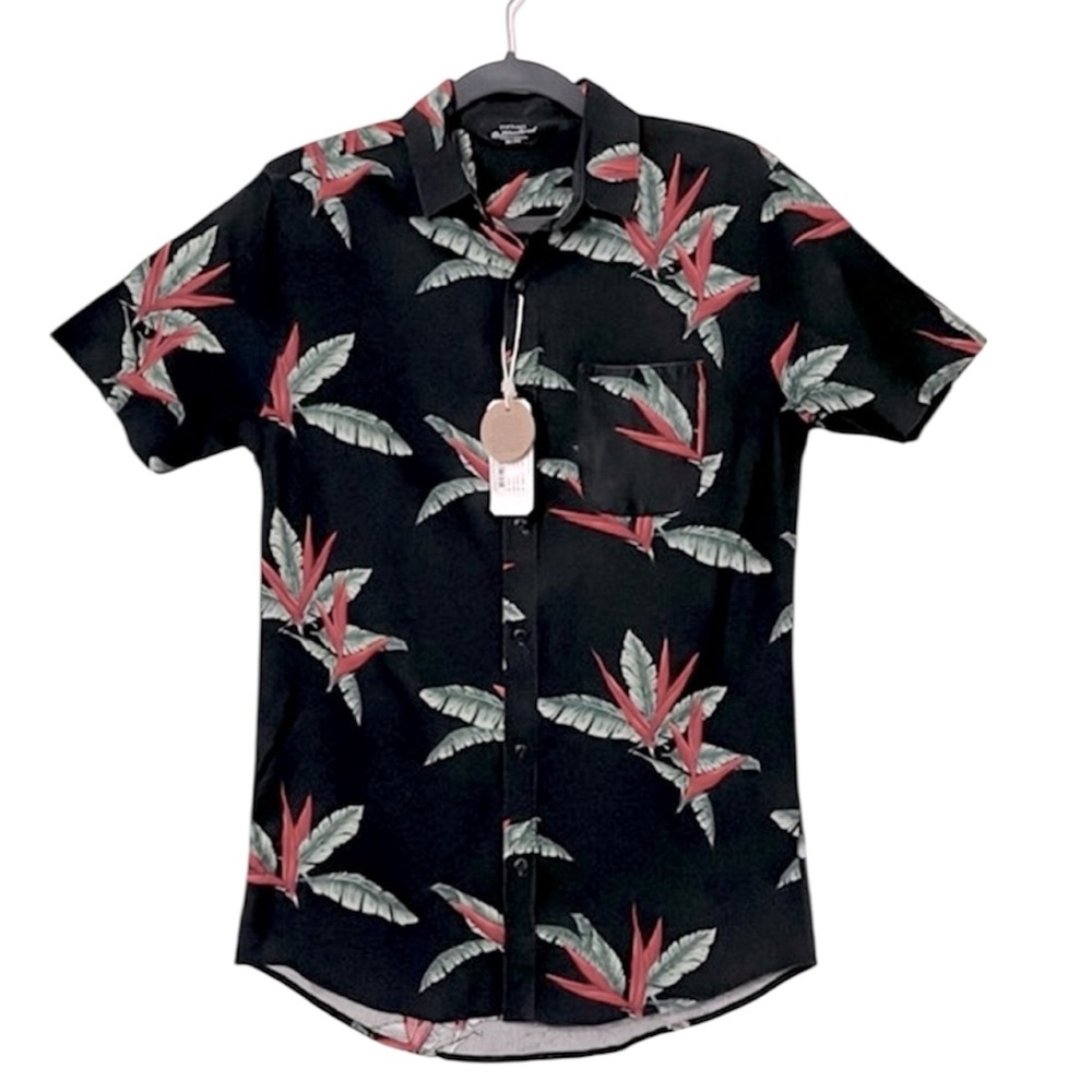 Vintage Re-Mastered Mens Button Down Hawaiian Shirt Sz XS NEW WITH TAG